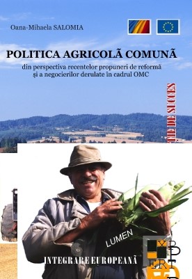 Publica cartea ta la Editura Stiintifica Lumen Salomia Oana Mihaela Politica agricola comuna